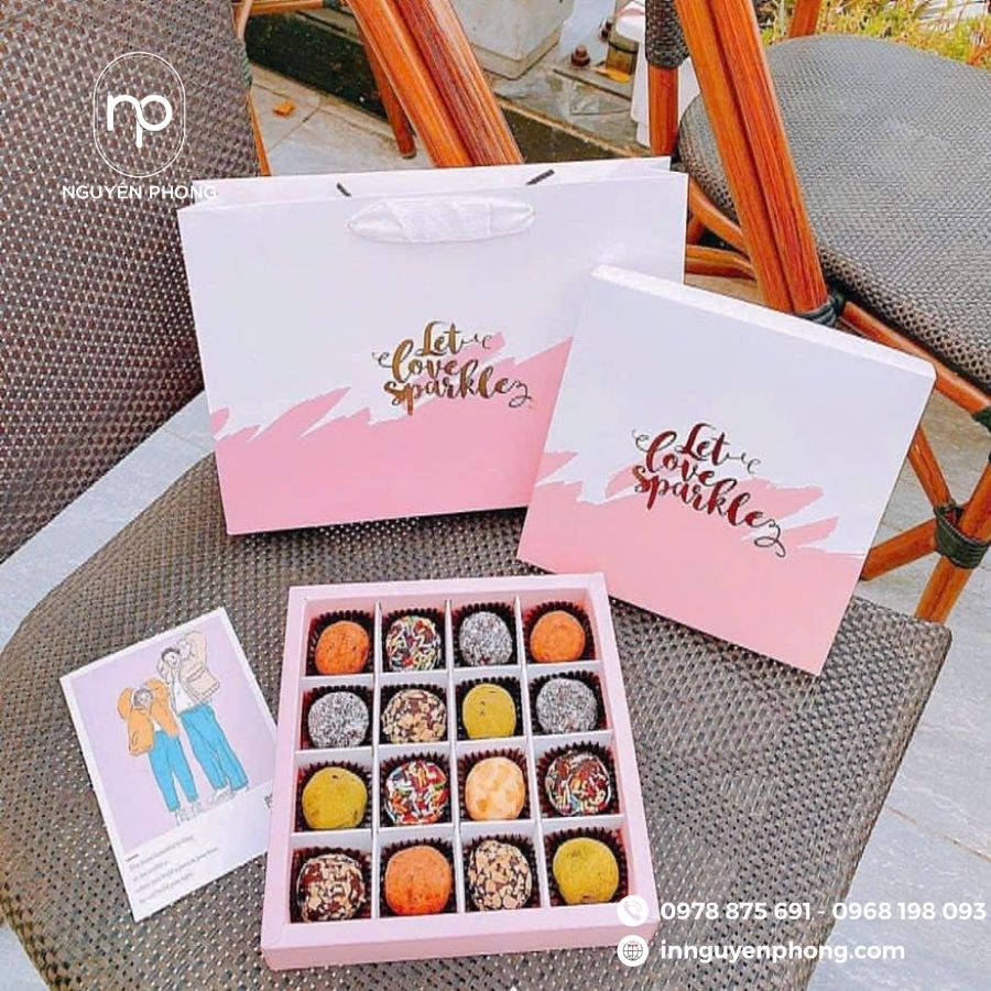 In Túi Giấy Đựng Socola Giá Rẻ